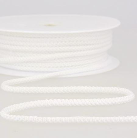 Cordon tricoté uni 4,5mm (vendu x10cm) - BLANC COL:1 Mercerie Sélection Gaspard & Léonie | Gaspard et Léonie Tissus en ligne et Mercerie à Toulouse