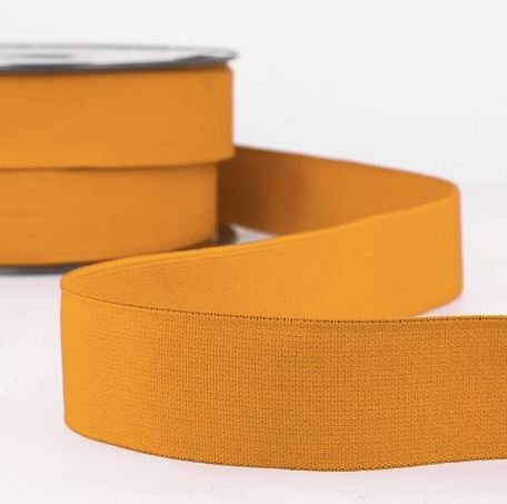 Elastique lingerie - BOXER 32mm - Ocre (vendu x10cm) Mercerie Sélection Gaspard & Léonie | Gaspard et Léonie Tissus en ligne et Mercerie à Toulouse