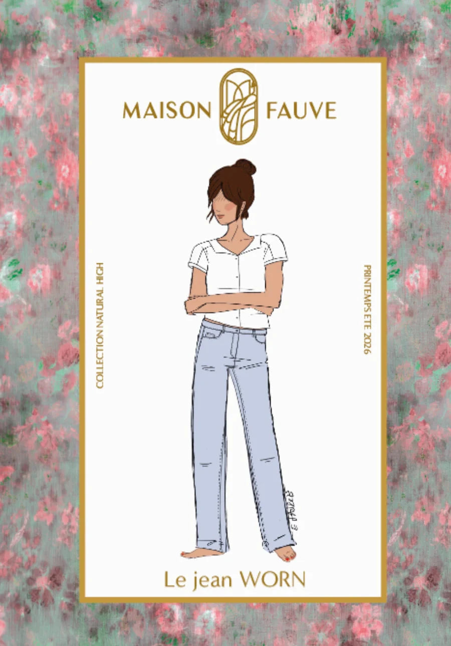 Jean WORN patron de couture pochette - MAISON FAUVE Patron de couture MAISON FAUVE | Gaspard et Léonie Tissus en ligne et Mercerie à Toulouse