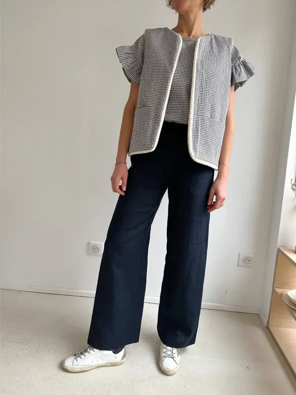 Le pantalon BOBO - Patron de couture pochette - MAISON ESSENTIELLE Patron de couture MAISON ESSENTIELLE | Gaspard et Léonie Tissus en ligne et Mercerie à Toulouse