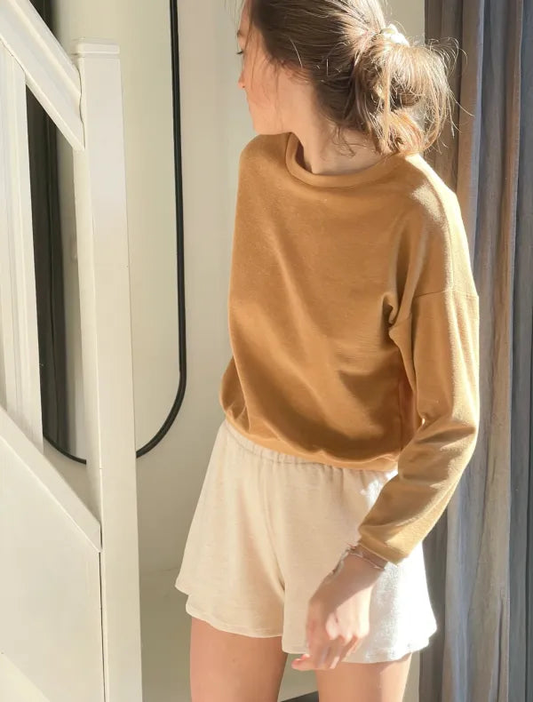 Le tee-shirt/sweat PARFAIT - Patron de couture pochette - MAISON ESSENTIELLE Patron de couture MAISON ESSENTIELLE | Gaspard et Léonie Tissus en ligne et Mercerie à Toulouse