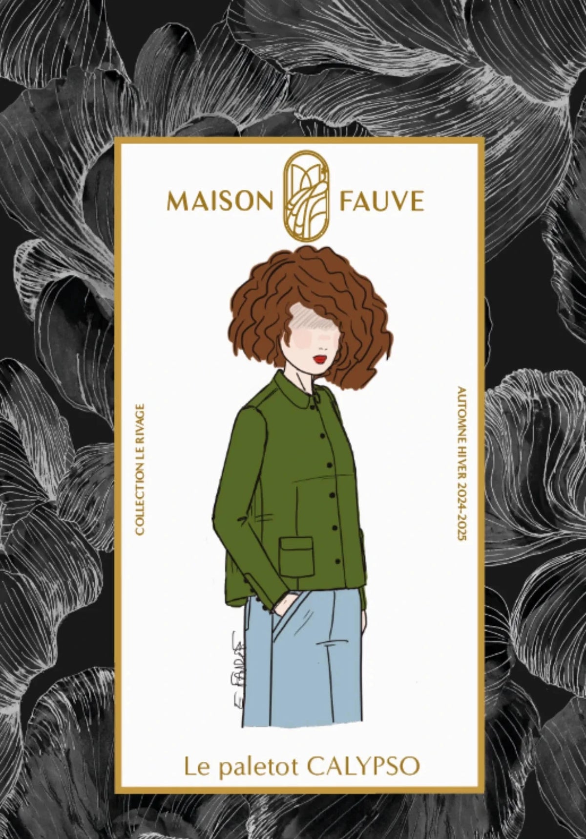 Paletot CALYPSO Patron de couture Pochette - MAISON FAUVE Patron de couture MAISON FAUVE | Gaspard et Léonie Tissus en ligne et Mercerie à Toulouse