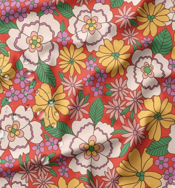 Tissu Ciré gome imperméable BELONIA (Vendu x10cm) Tissus DOMOTEX | Gaspard et Léonie Tissus en ligne et Mercerie à Toulouse