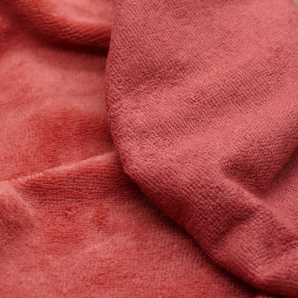 Tissu Eponge Microfibre de bambou - TERRACOTTA (Vendu x10cm) Tissus Sélection Gaspard & Léonie | Gaspard et Léonie Tissus en ligne et Mercerie à Toulouse