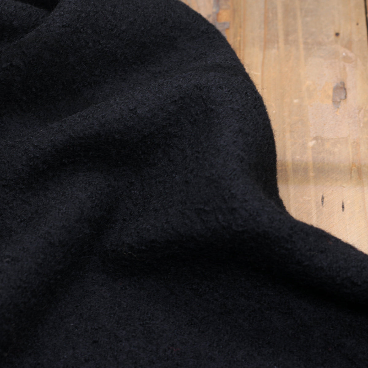 Tissu Laine Manteaux - Noir (Vendu x10cm) Tissus Sélection Gaspard & Léonie | Gaspard et Léonie Tissus en ligne et Mercerie à Toulouse