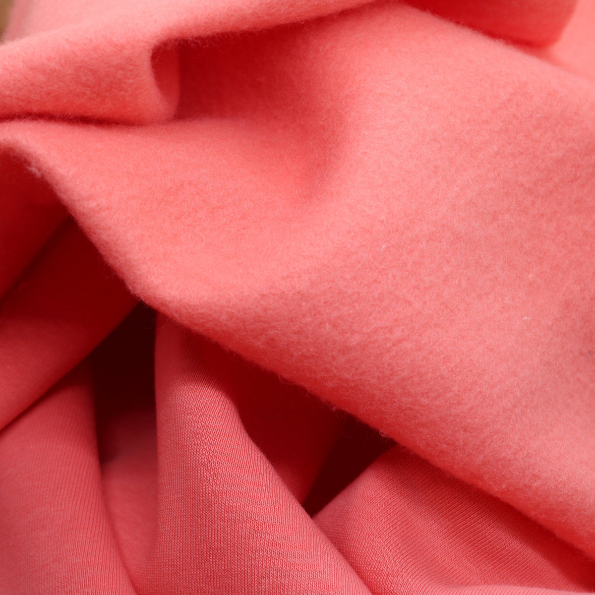 Tissu Sweat / Jogging - Corail (Vendu x10cm) Tissus Sélection Gaspard & Léonie | Gaspard et Léonie Tissus en ligne et Mercerie à Toulouse