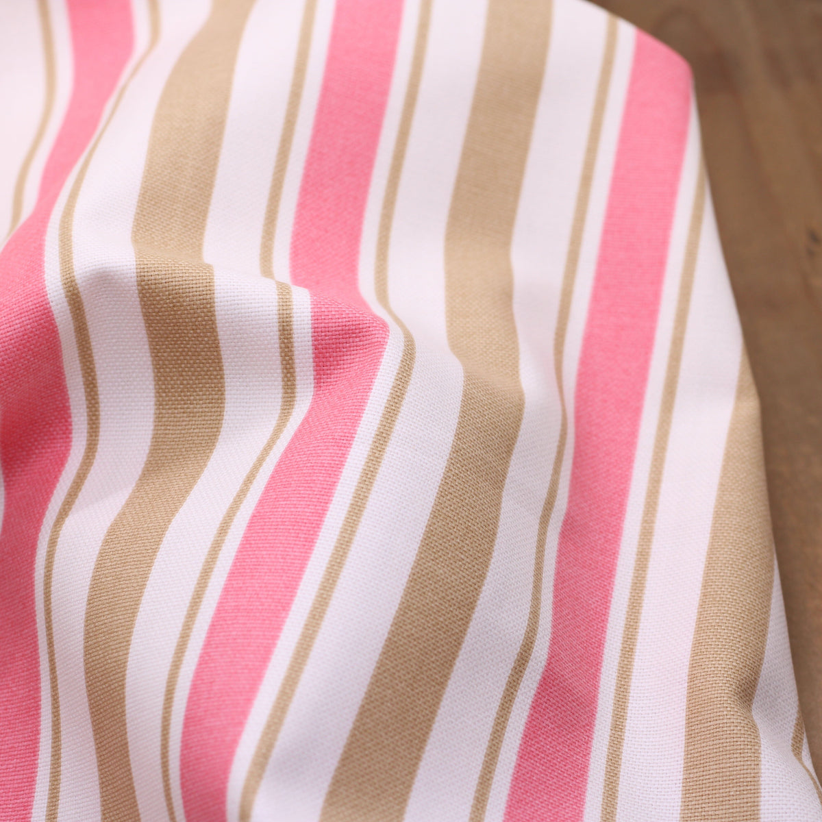 Tissu toile de coton demi Natté de coton - LYDIA - Beige rose (Vendu x10cm) Tissus DOMOTEX | Gaspard et Léonie Tissus en ligne et Mercerie à Toulouse