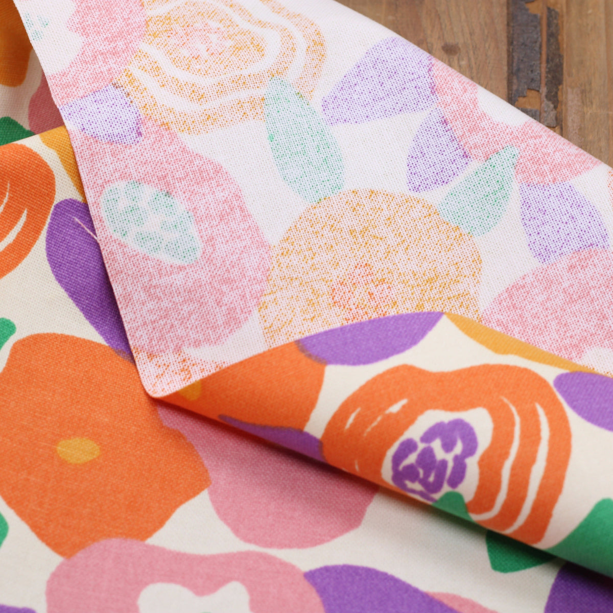 Tissu toile de coton demi Natté de coton -VIVIANE Rose/Jaune (Vendu x10cm) Tissus DOMOTEX | Gaspard et Léonie Tissus en ligne et Mercerie à Toulouse