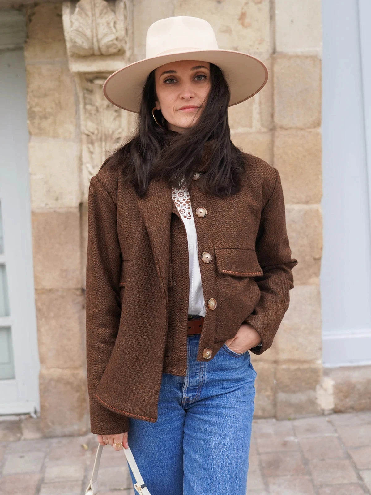 Veste FREDDO - Patron de couture Pochette - ANCEA PARIS Patron de couture ANCEA PARIS | Gaspard et Léonie Tissus en ligne et Mercerie à Toulouse