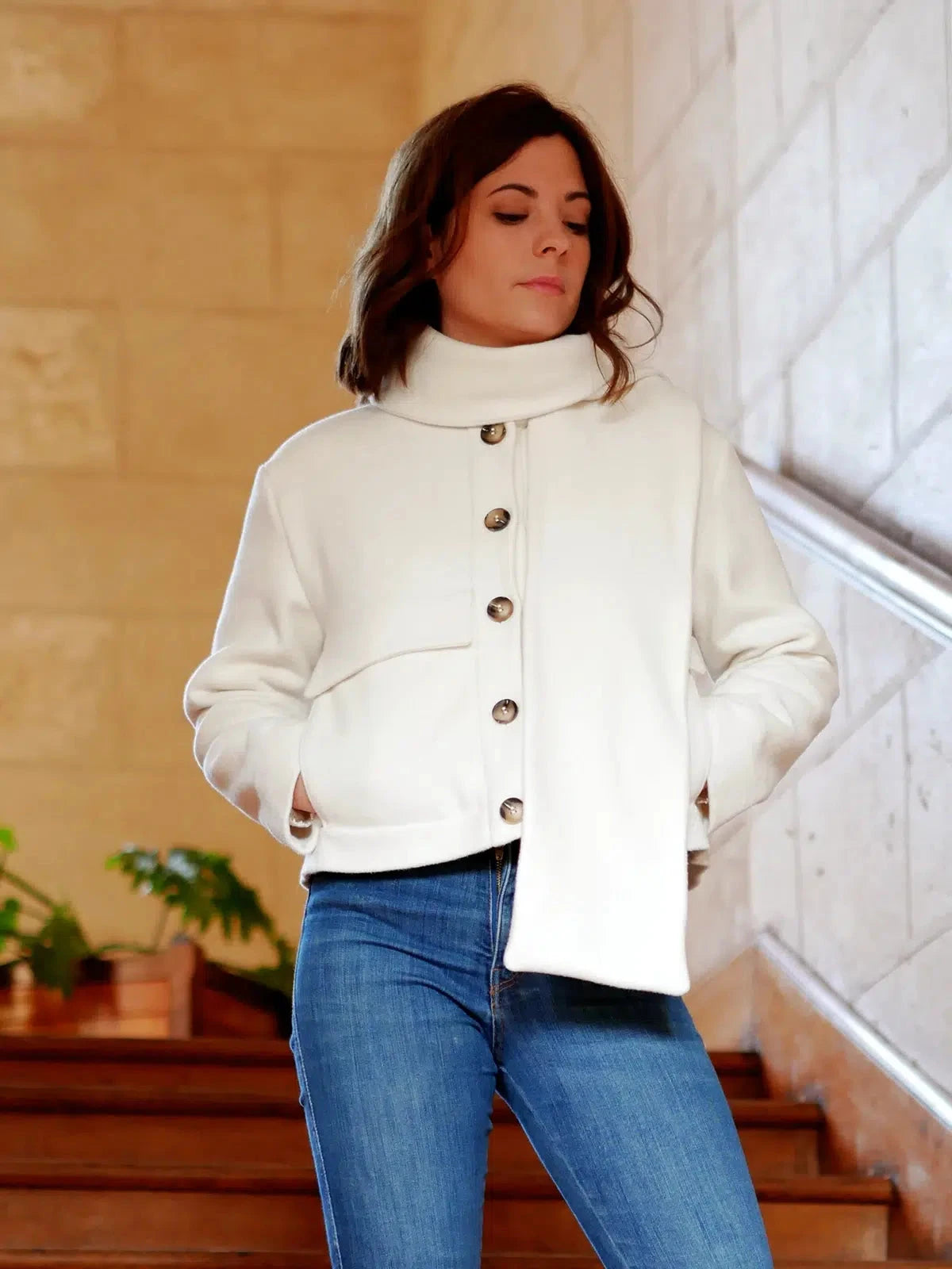 Veste FREDDO - Patron de couture Pochette - ANCEA PARIS Patron de couture ANCEA PARIS | Gaspard et Léonie Tissus en ligne et Mercerie à Toulouse