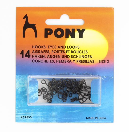 Agrafes Mercerie Pony | Gaspard et Léonie Tissus en ligne et Mercerie à Toulouse
