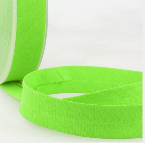 Biais Fluo Vert 20mm Mercerie Sélection Gaspard & Léonie | Gaspard et Léonie Tissus en ligne et Mercerie à Toulouse