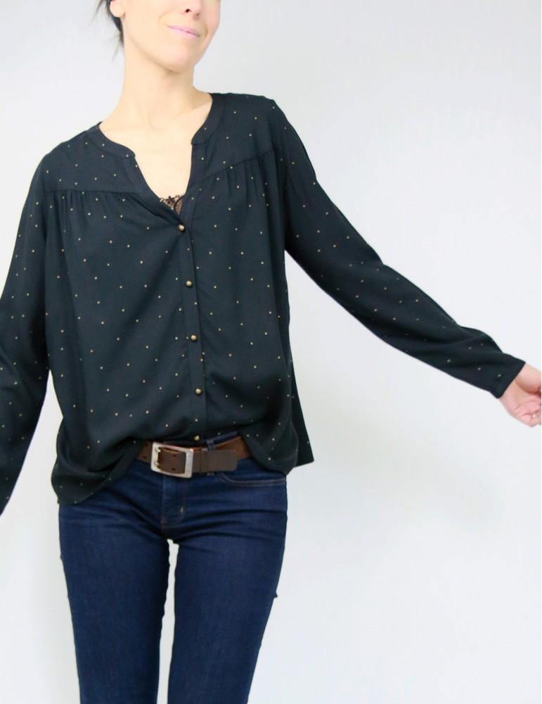 Blouse femme ENVOL Patron de couture pochette - L'atelier de Gaspard et Léonie