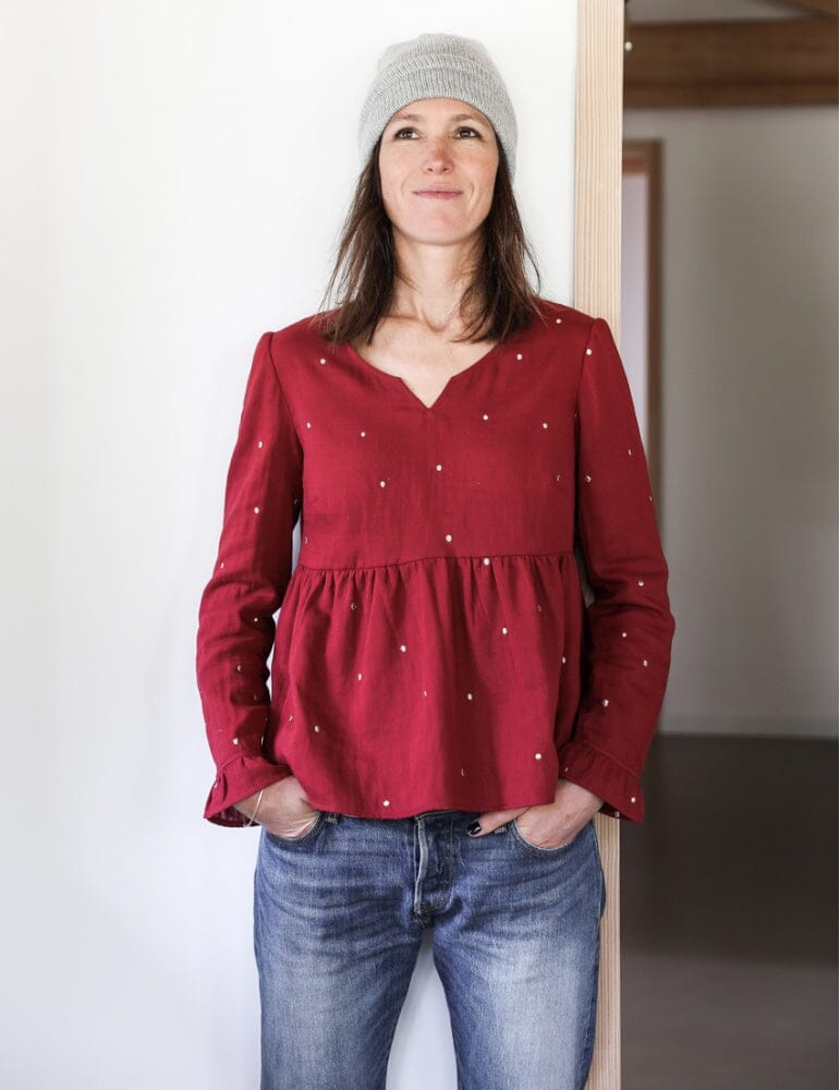 Blouse femme PEPA Patron de couture pochette - Atelier SCÄMMIT Patron de couture ATELIER SCÄMMIT | Gaspard et Léonie Tissus en ligne et Mercerie à Toulouse