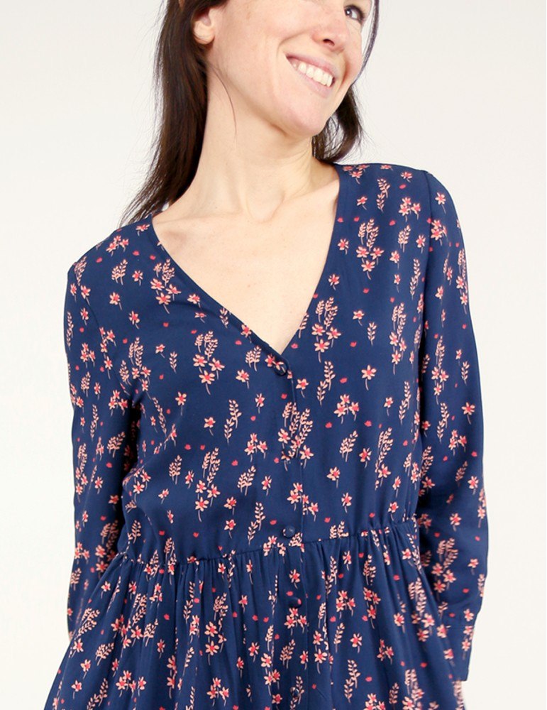 Blouse ou Robe femme ANAE Patron de couture pochette - Atelier SCÄMMIT Patron de couture ATELIER SCÄMMIT | Gaspard et Léonie Tissus en ligne et Mercerie à Toulouse
