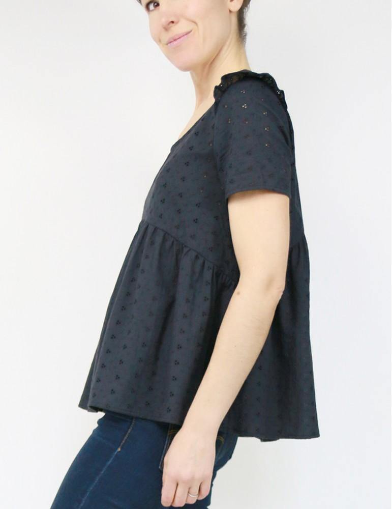 Blouse ou Robe femme VIREVOLTE Patron de couture pochette - L'atelier de Gaspard et Léonie
