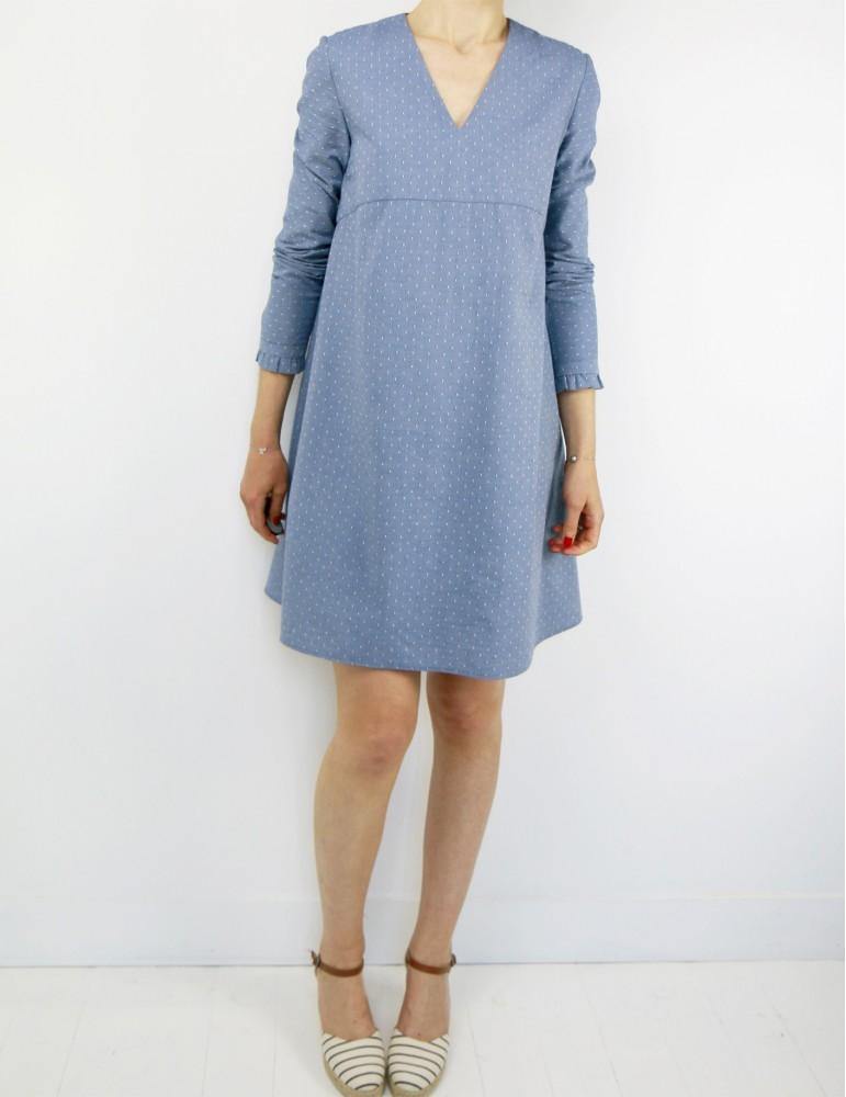 Blouse ou Robe femme ZEPHIR Patron de couture pochette - L'atelier de Gaspard et Léonie
