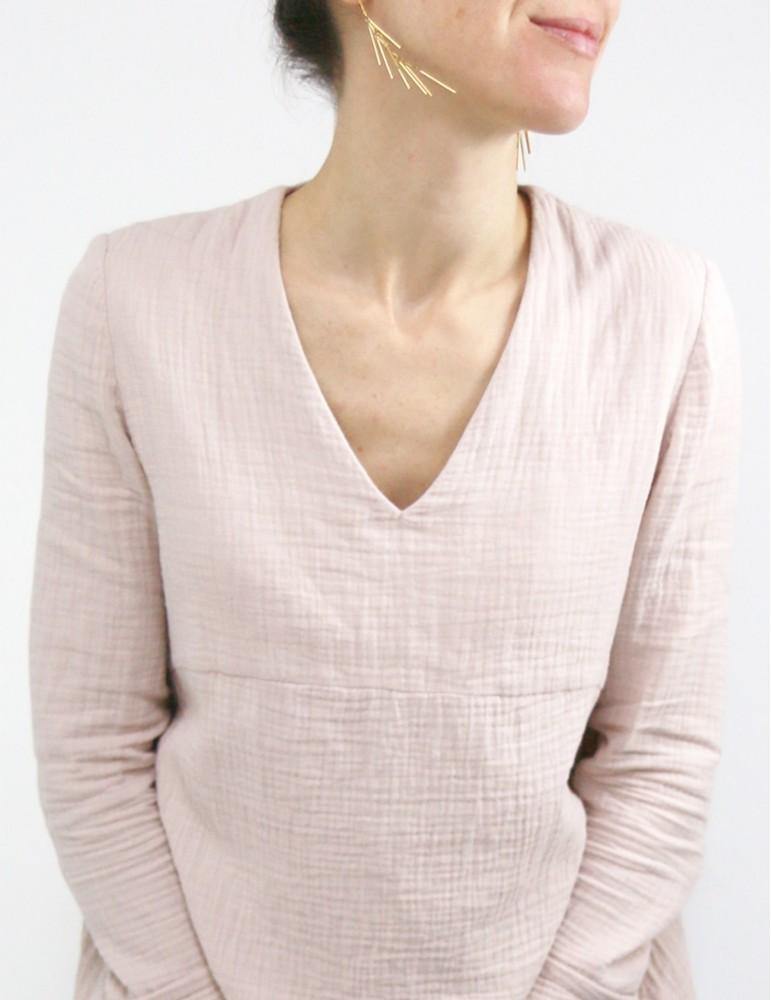 Blouse ou Robe femme ZEPHIR Patron de couture pochette - L'atelier de Gaspard et Léonie