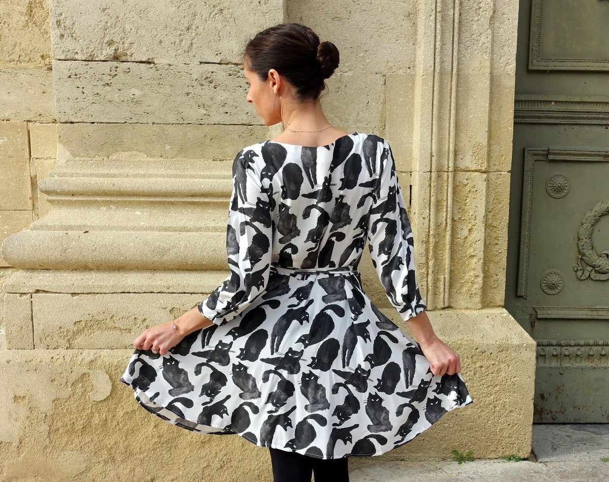 Blouse/Robe NIKI Patron de couture Pochette - L'atelier de Gaspard et Léonie