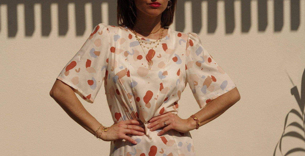 Blouse/Robe ZENITH Patron de couture Pochette - L'atelier de Gaspard et Léonie