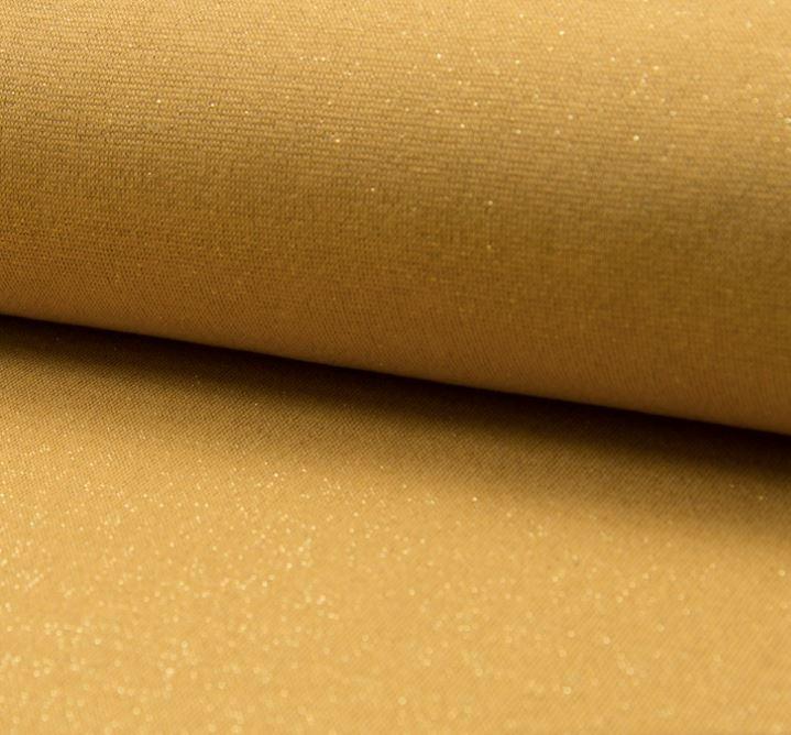 Bord Côte Ocre - Glitter Or (Vendu x10cm) Tissus Sélection Gaspard & Léonie | Gaspard et Léonie Tissus Mercerie Toulouse