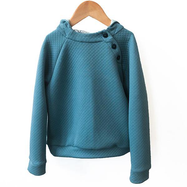 CHARLIE Enfant Mixte Sweat Capuche patron de couture pochette - L'atelier de Gaspard et Léonie