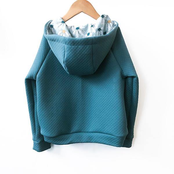CHARLIE Enfant Mixte Sweat Capuche patron de couture pochette - L'atelier de Gaspard et Léonie