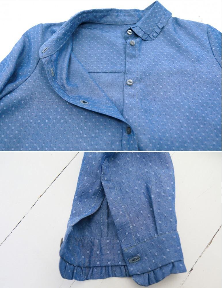 Chemise femme LISERON Patron de couture pochette - L'atelier de Gaspard et Léonie
