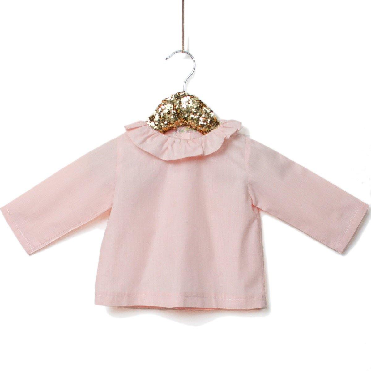 ELECTRE Blouse col volanté patron de couture pochette - L'atelier de Gaspard et Léonie