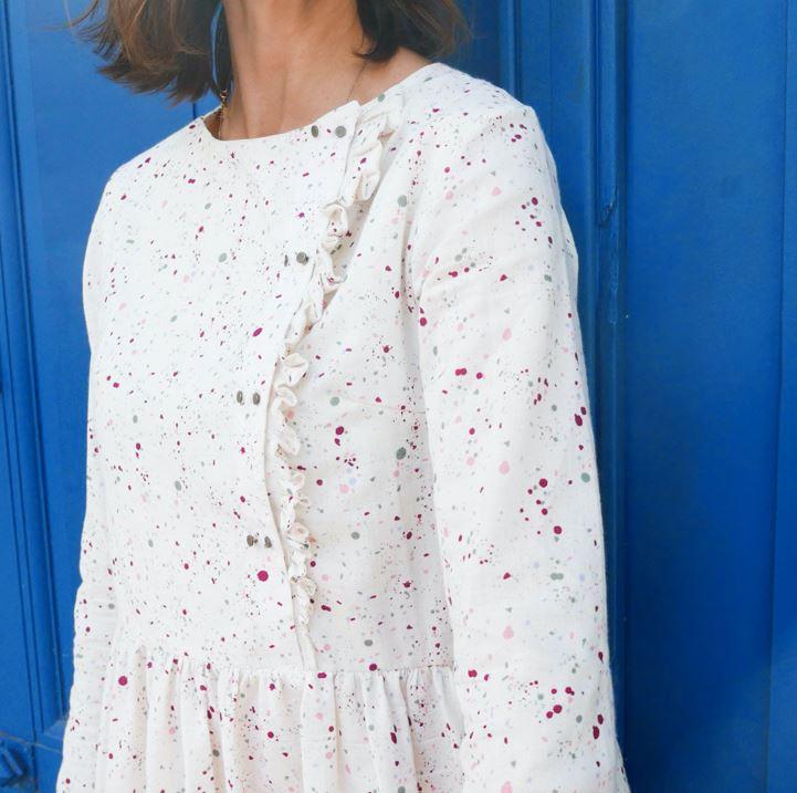 ELONA Mum Blouse ou Robe Patron de couture pochette - L'atelier de Gaspard et Léonie
