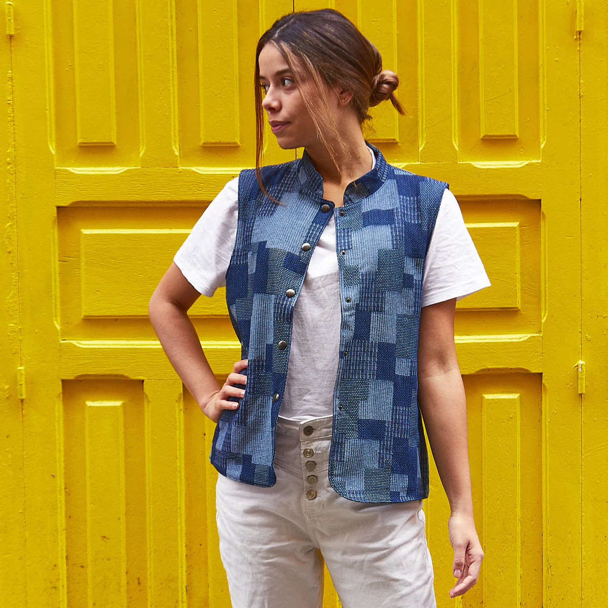 Gilet sans manche RABAT Patron de couture pochette - IKATEE Patron de couture Ikatee | Gaspard et Léonie Tissus en ligne et Mercerie à Toulouse