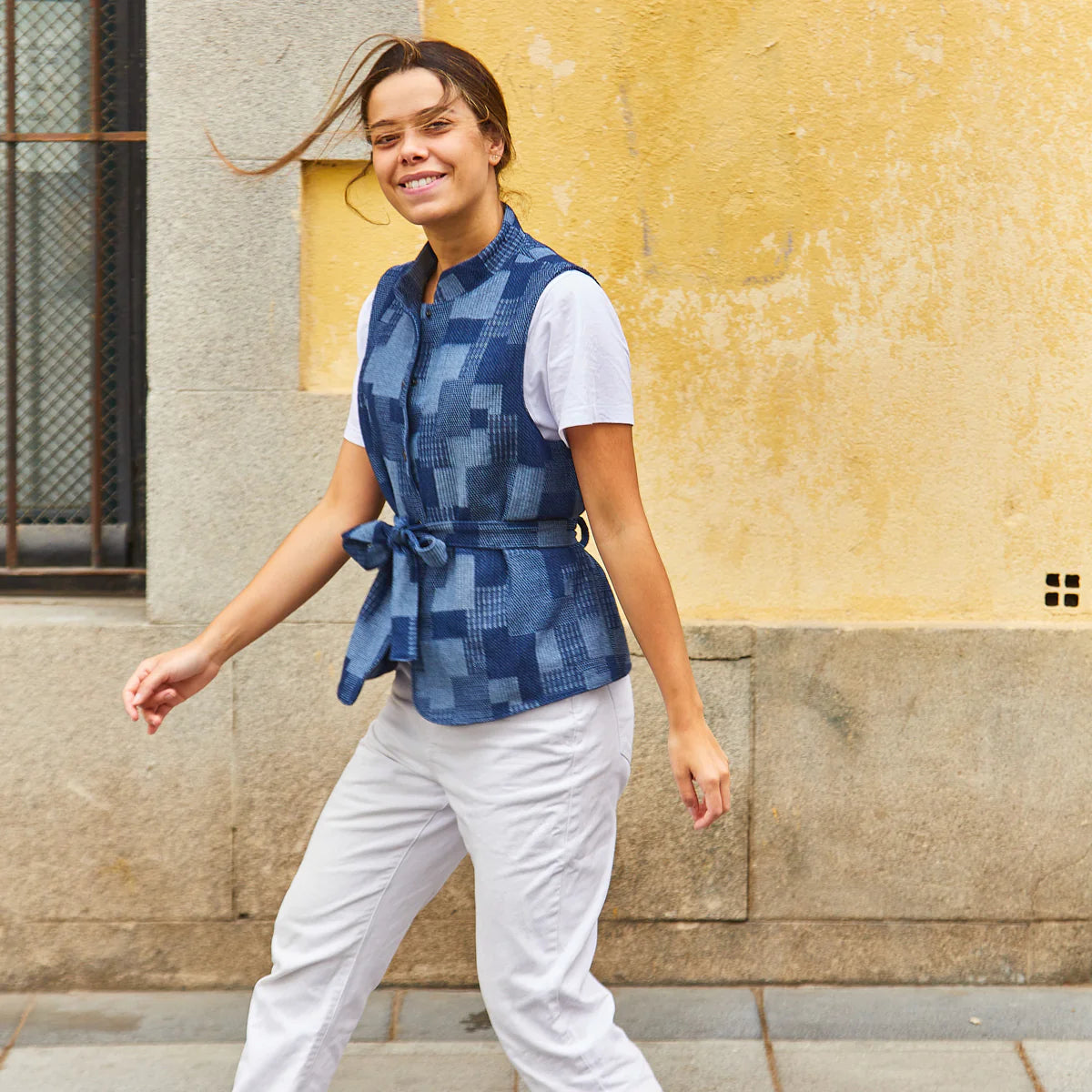 Gilet sans manche RABAT Patron de couture pochette - IKATEE Patron de couture Ikatee | Gaspard et Léonie Tissus en ligne et Mercerie à Toulouse
