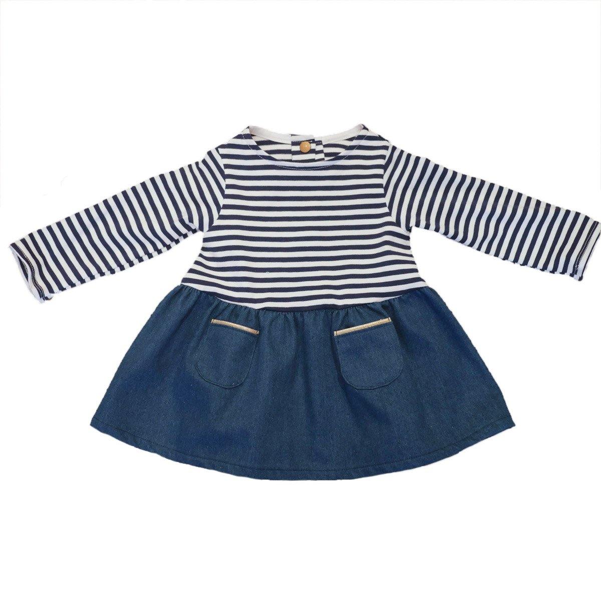 HELSINKI Enfant Robe patron de couture pochette - L'atelier de Gaspard et Léonie
