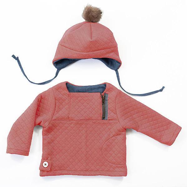 HUGO Ensemble Sweat et bonnet Patron de couture pochette - L'atelier de Gaspard et Léonie