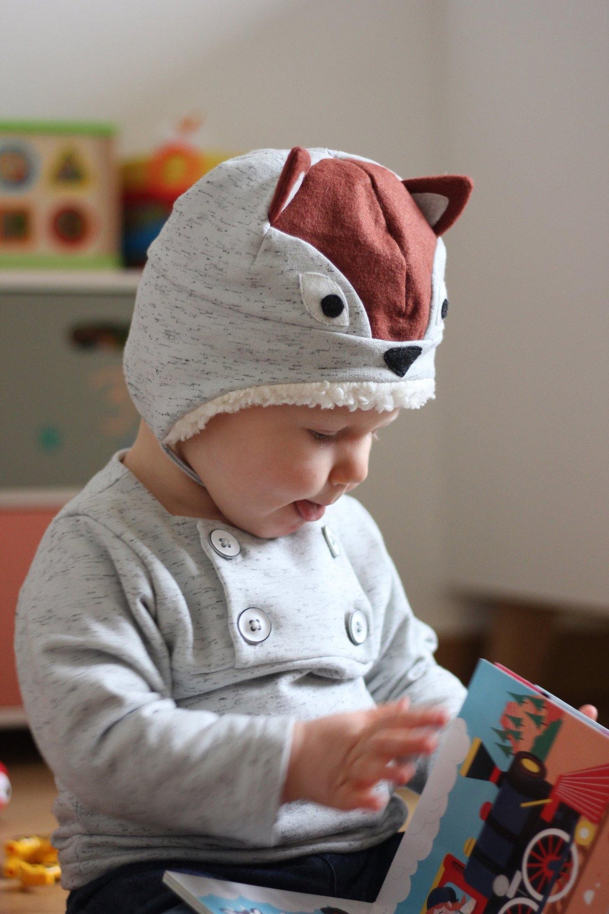 HUGO Ensemble Sweat et bonnet Patron de couture pochette - L'atelier de Gaspard et Léonie