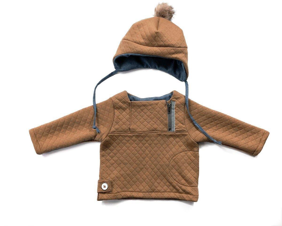 HUGO Ensemble Sweat et bonnet Patron de couture pochette - L'atelier de Gaspard et Léonie
