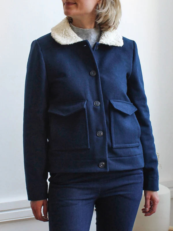La veste SIENNA - Patron de couture pochette - JOLI LAB Patron de couture JOLI LAB | Gaspard et Léonie Tissus en ligne et Mercerie à Toulouse