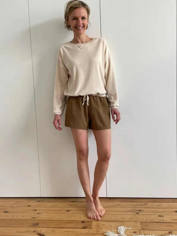 Le short / combishort CHRONO - Patron de couture pochette - MAISON ESSENTIELLE Patron de couture MAISON ESSENTIELLE | Gaspard et Léonie Tissus en ligne et Mercerie à Toulouse