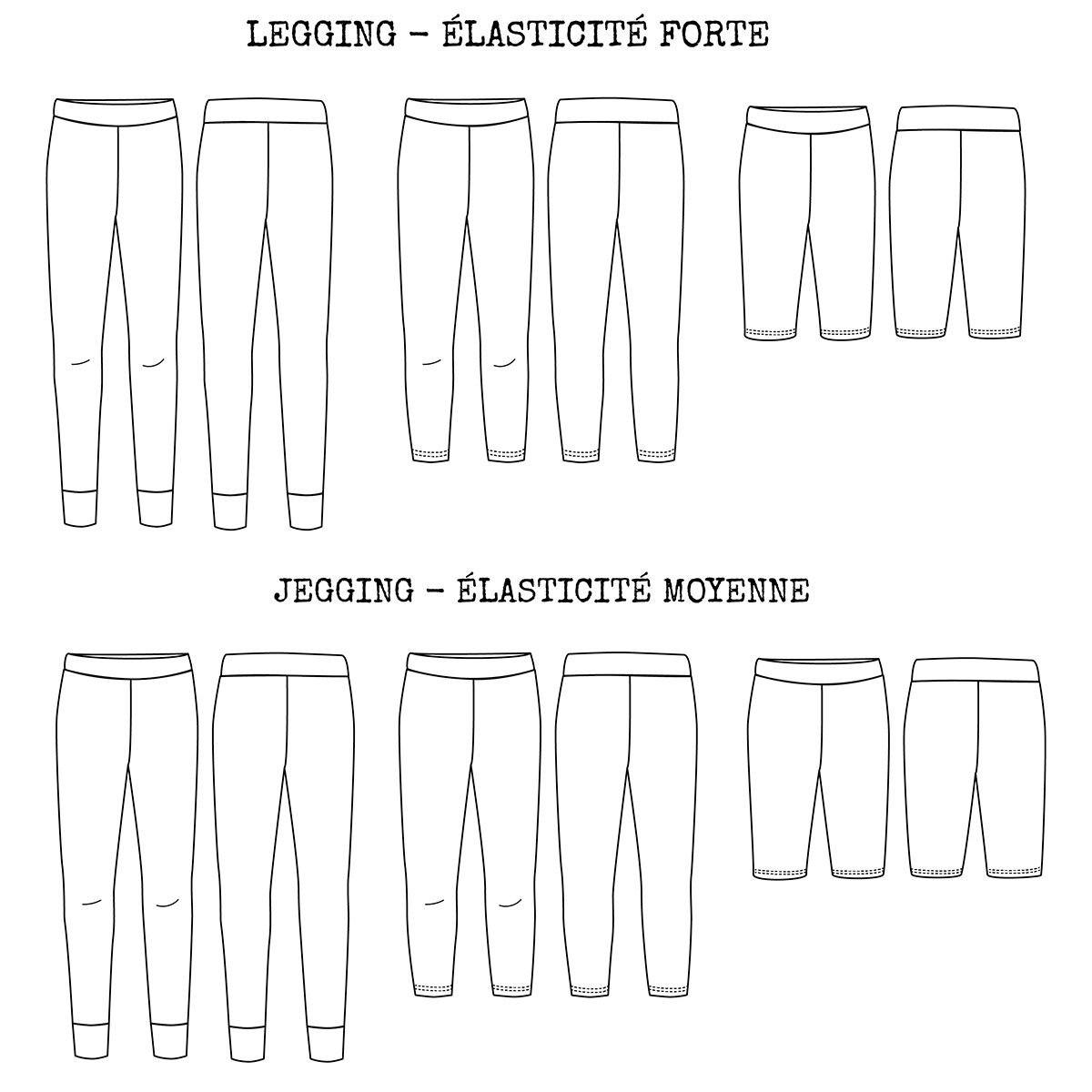 Legging SEATTLE patron de couture pochette IKATEE Patron de couture Ikatee | Gaspard et Léonie Tissus en ligne et Mercerie à Toulouse