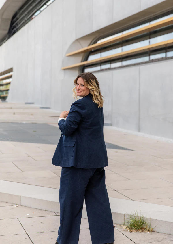 MANHATTAN veste blazer patron de couture pochette - MAISON FAUVE Patron de couture MAISON FAUVE | Gaspard et Léonie Tissus en ligne et Mercerie à Toulouse