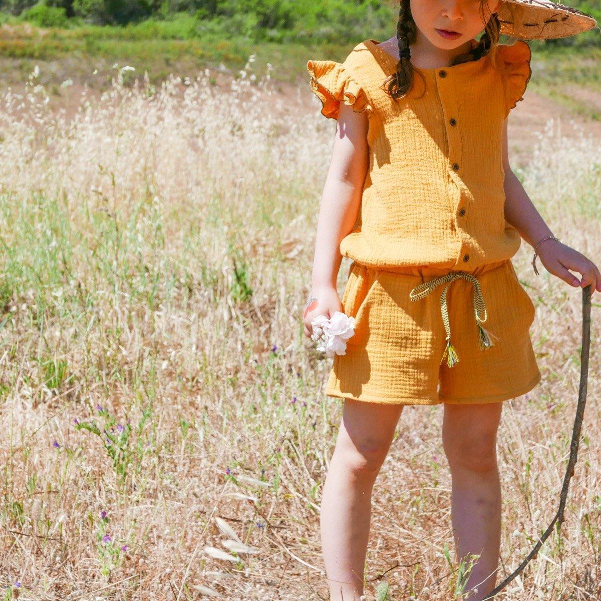 MARIEKE Combi-Pantalon/Short ou robe Patron de couture pochette - L'atelier de Gaspard et Léonie