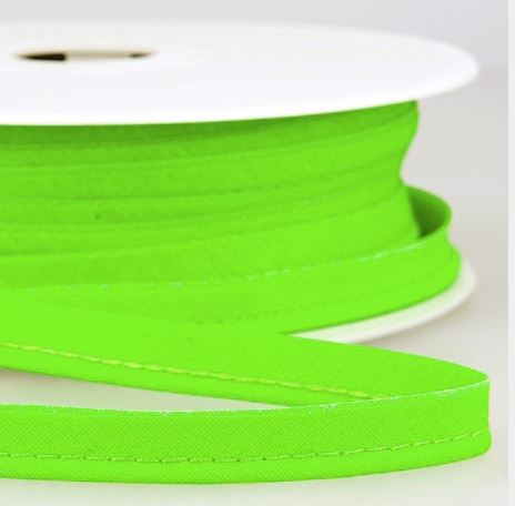 Passepoil Fluo vert 10mm Col: 202 (vendu x10cm) Mercerie Sélection Gaspard & Léonie | Gaspard et Léonie Tissus en ligne et Mercerie à Toulouse