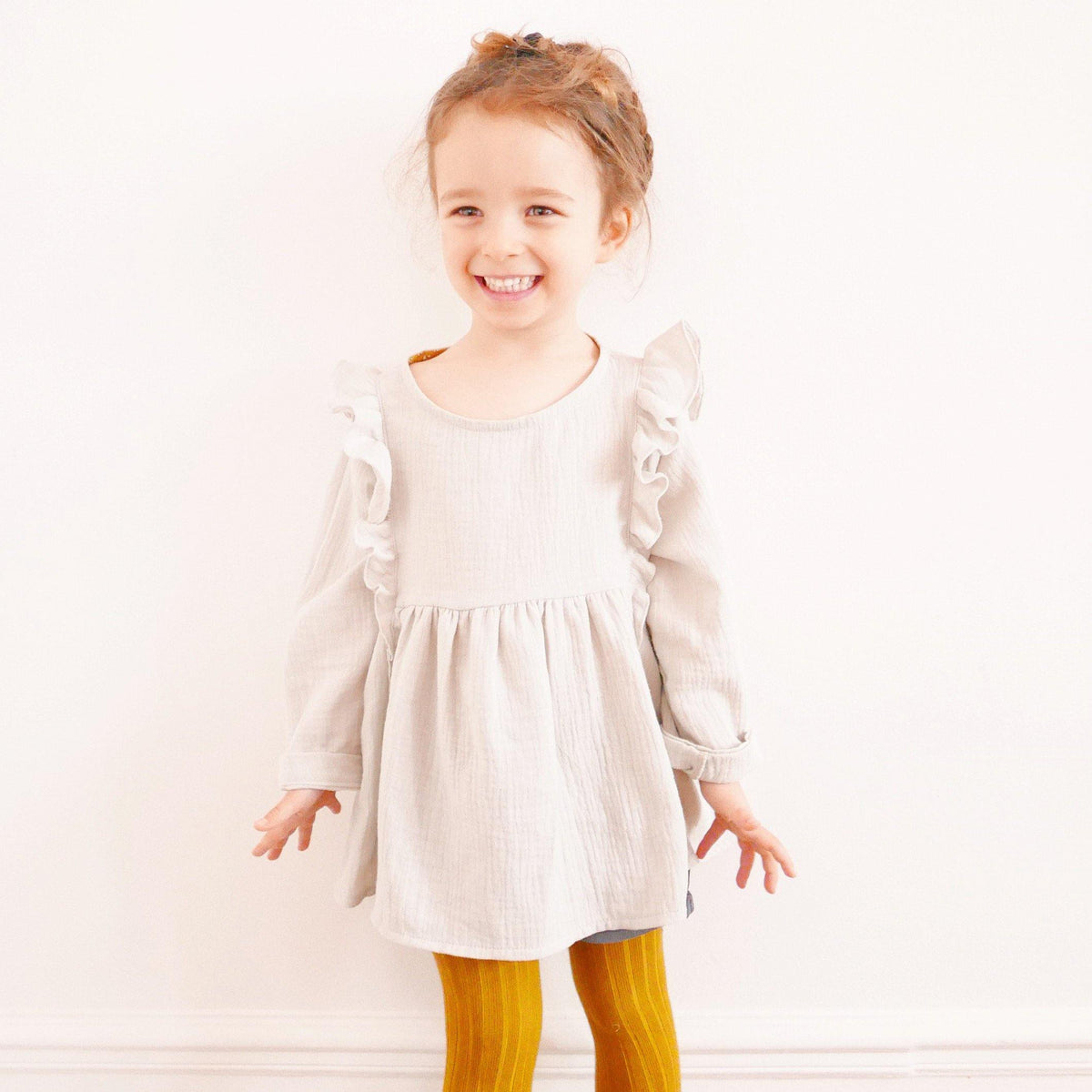 Patron STELLA Enfant Blouse robe - L'atelier de Gaspard et Léonie