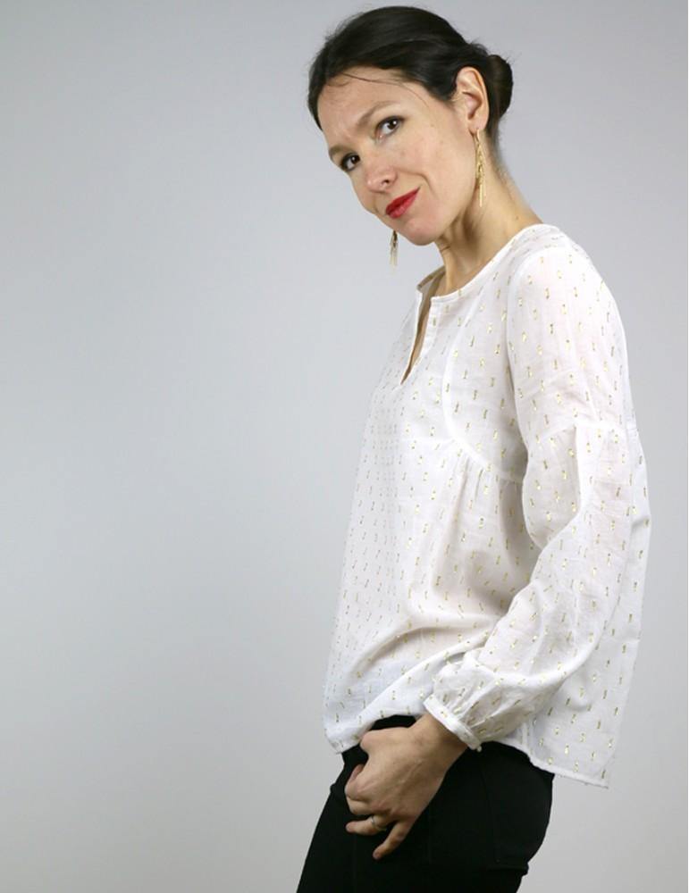 Robe ou Blouse Petites Choses SCAMMIT Patron de couture pochette - L'atelier de Gaspard et Léonie
