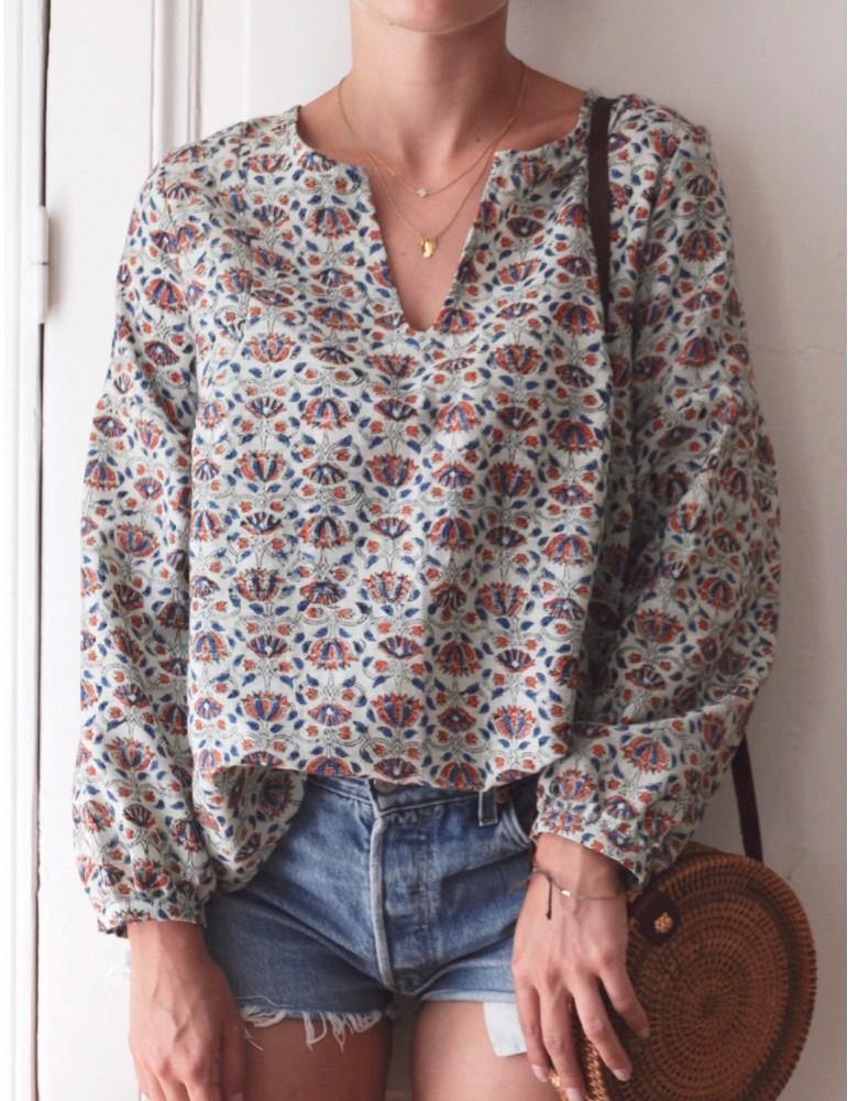Robe ou Blouse Petites Choses SCAMMIT Patron de couture pochette - L'atelier de Gaspard et Léonie