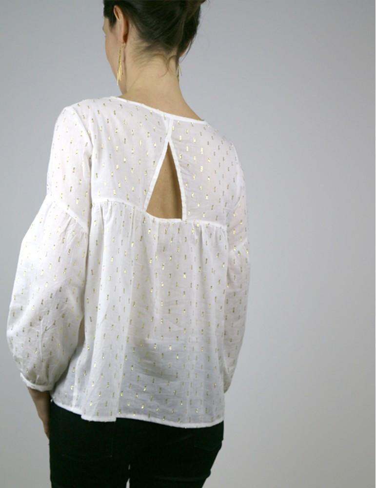 Robe ou Blouse Petites Choses SCAMMIT Patron de couture pochette - L'atelier de Gaspard et Léonie