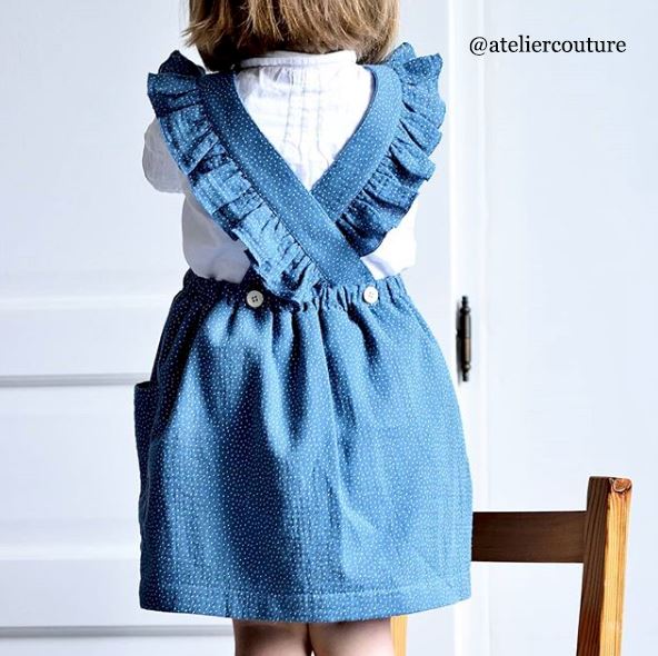Robe tablier MILANO patron de couture pochette IKATEE Patron de couture Ikatee | Gaspard et Léonie Tissus en ligne et Mercerie à Toulouse