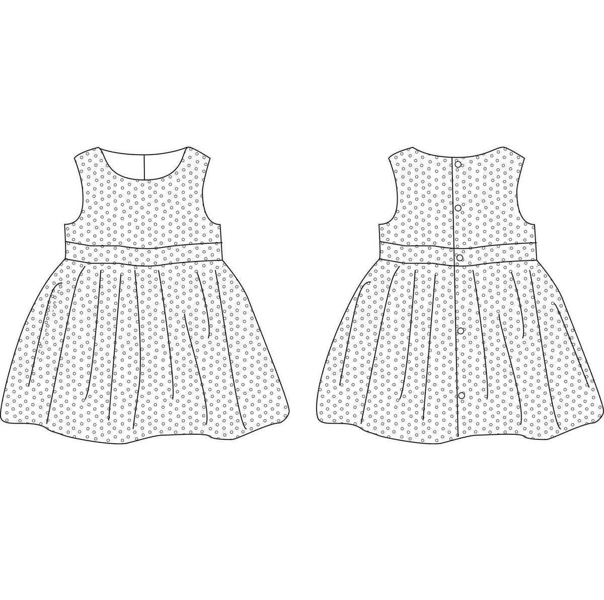 ROMA Robe patron de couture pochette Patron de couture Ikatee | Gaspard et Léonie Tissus Mercerie Toulouse