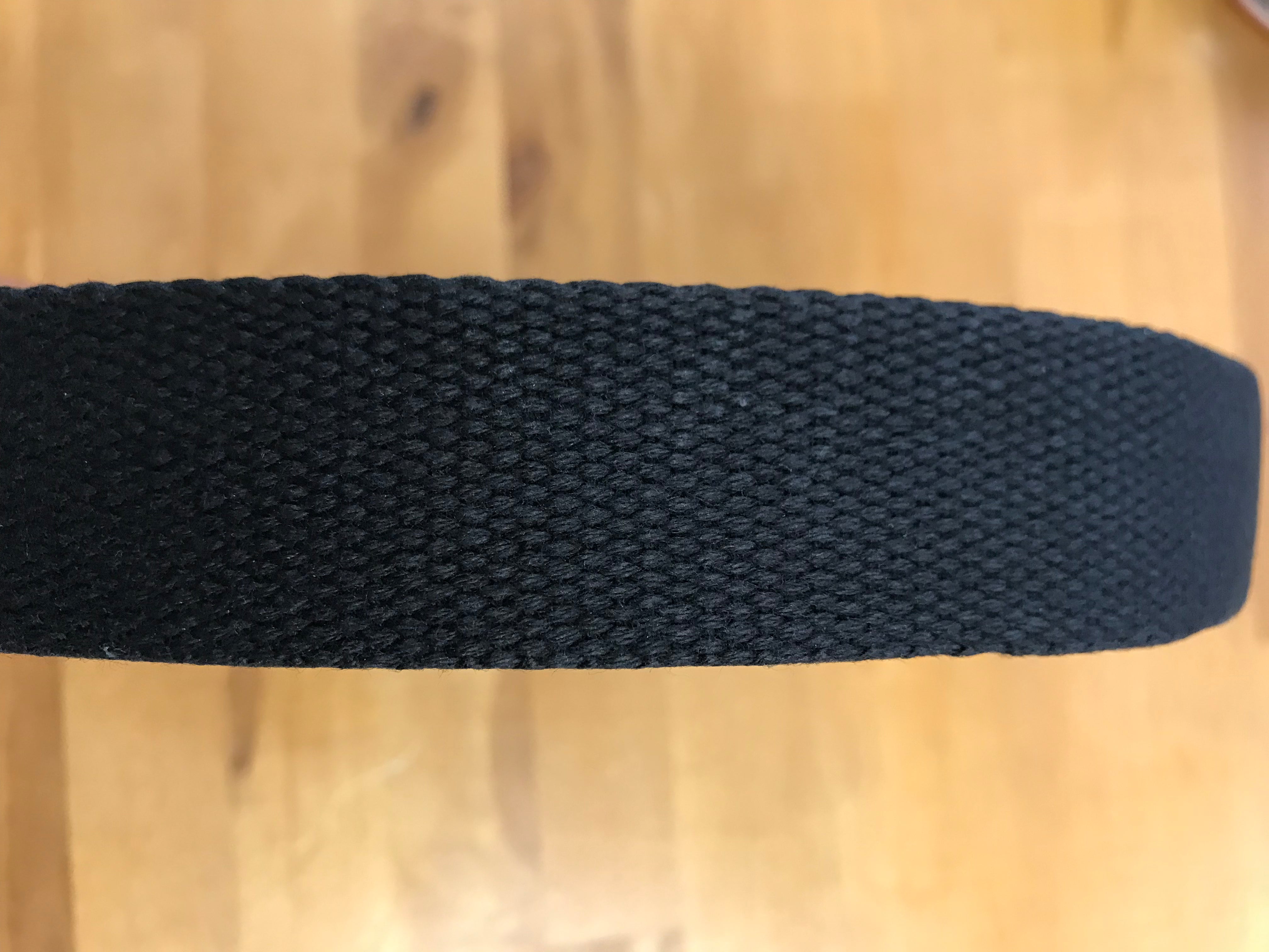 Sangle Unie 30mm (Vendu x10cm) NOIR COL:14 Sélection Gaspard & Léonie | Gaspard et Léonie Tissus en ligne et Mercerie à Toulouse