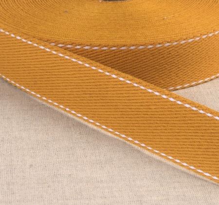 Sangle Unie Point Sellier 30mm (Vendu x10cm) OCRE COL:42 Sélection Gaspard & Léonie | Gaspard et Léonie Tissus en ligne et Mercerie à Toulouse